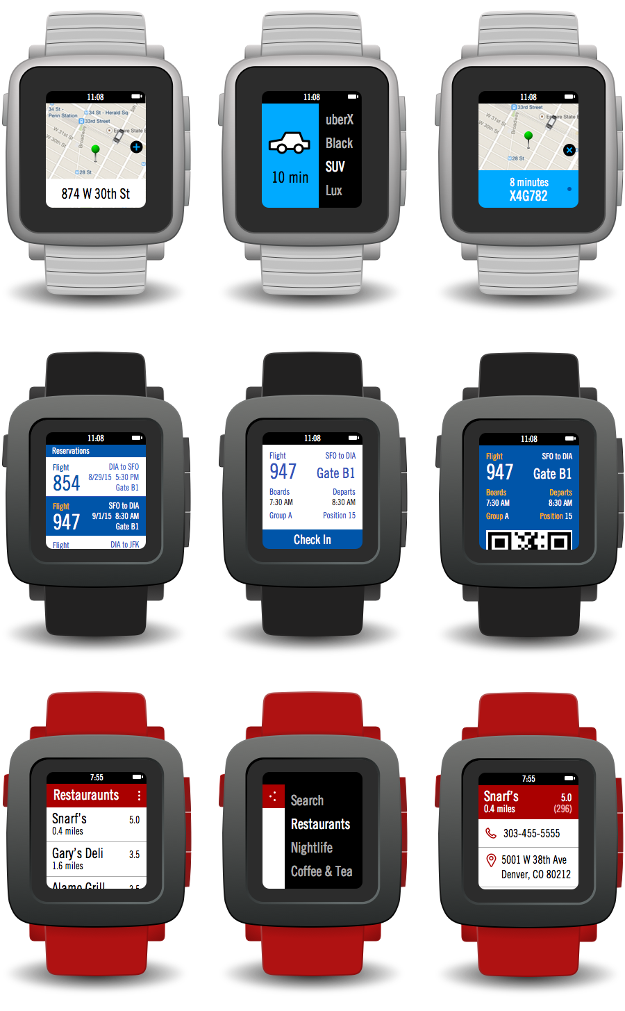 Pebble Time Design Mock Ups 2